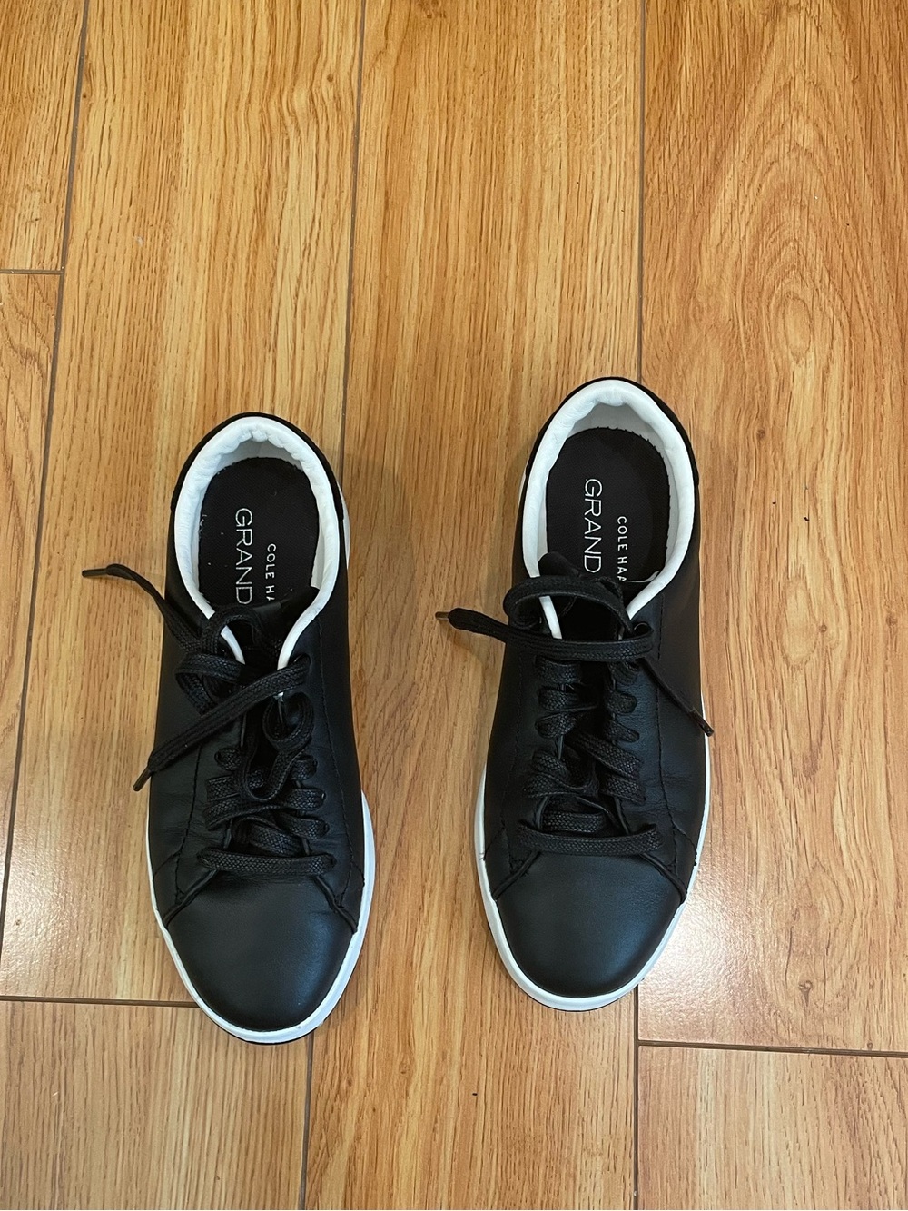 Cole Haan Black and White Low-Top Sneakers